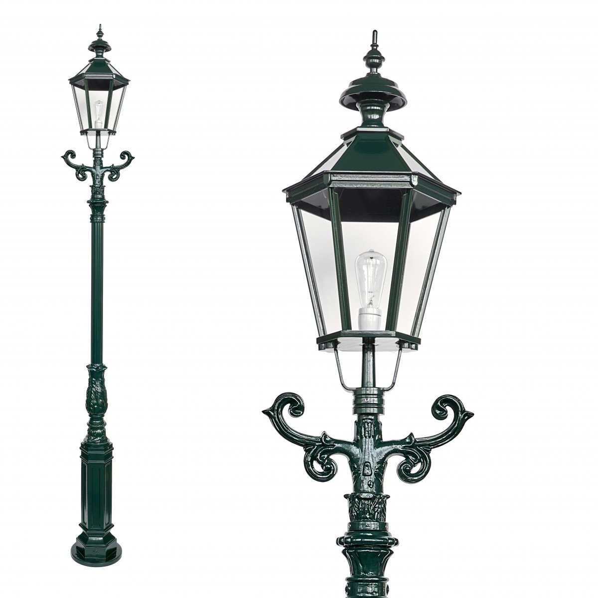 Historische Außenlaterne Gartenlampe Klassische Gartenlaterne Magdeburg