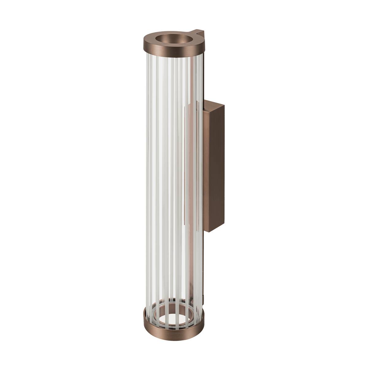 SLV Quimera Wandleuchte dunkles Kupfer Glas