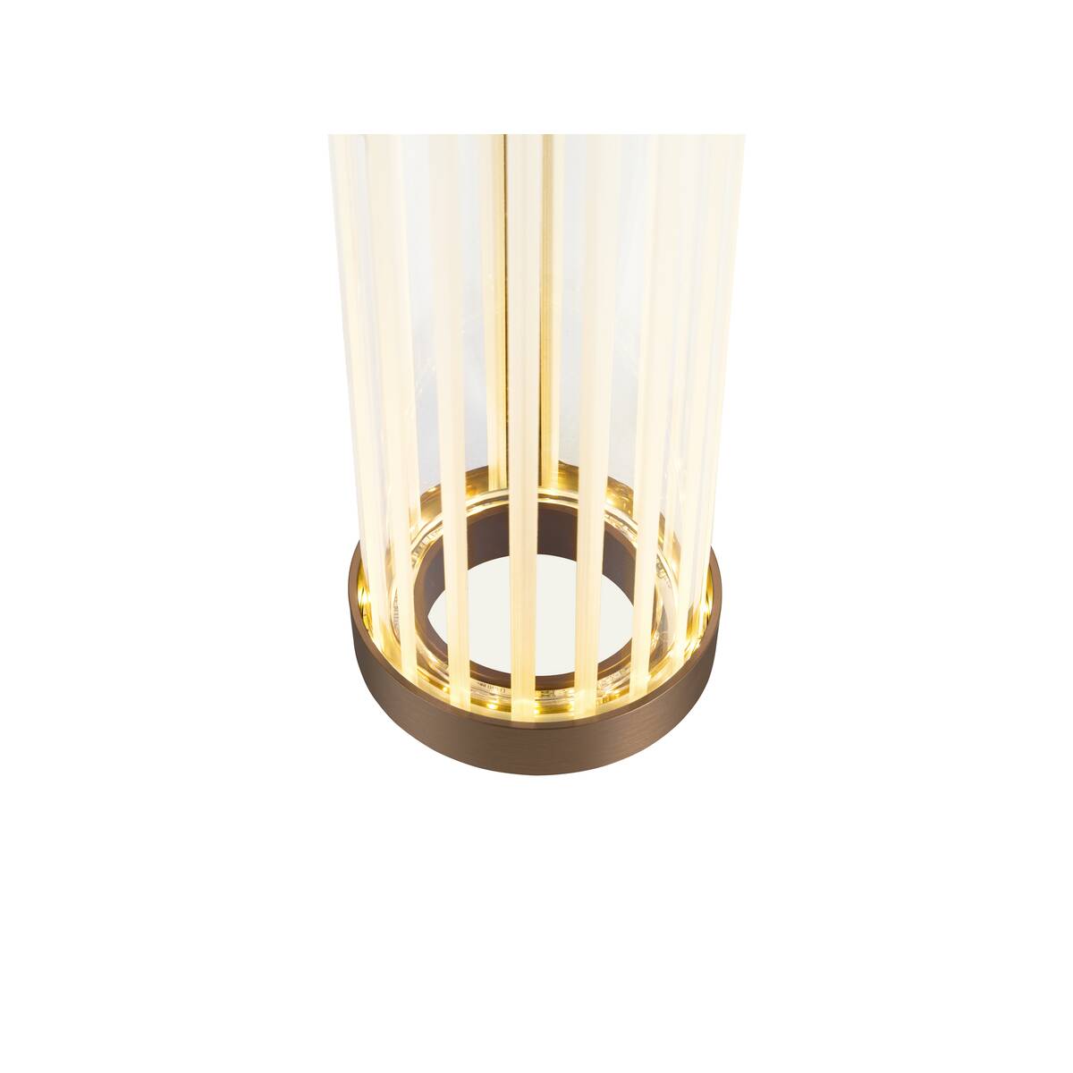 SLV Quimera Wandleuchte dunkles Kupfer Glas