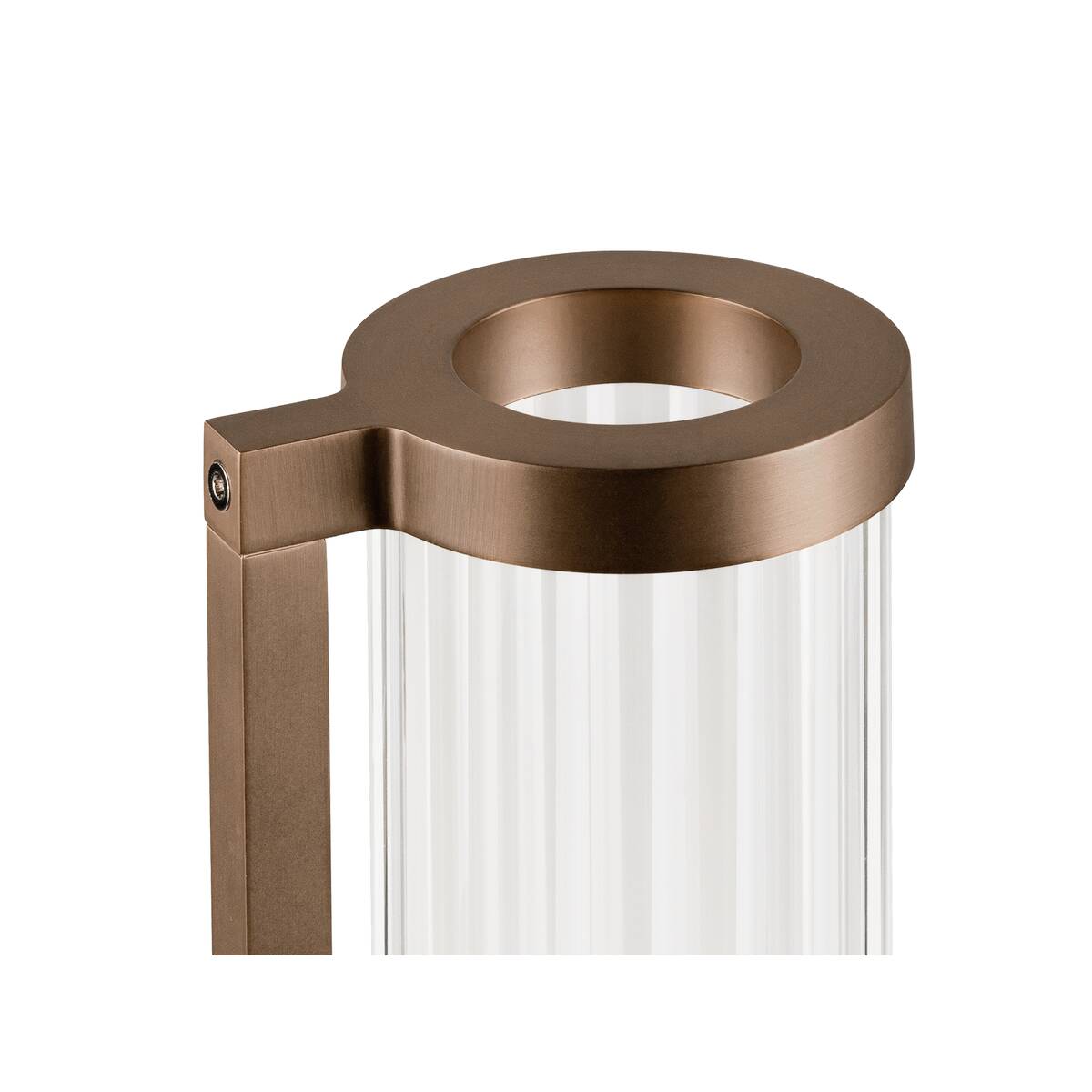 SLV Quimera Wandleuchte dunkles Kupfer Glas