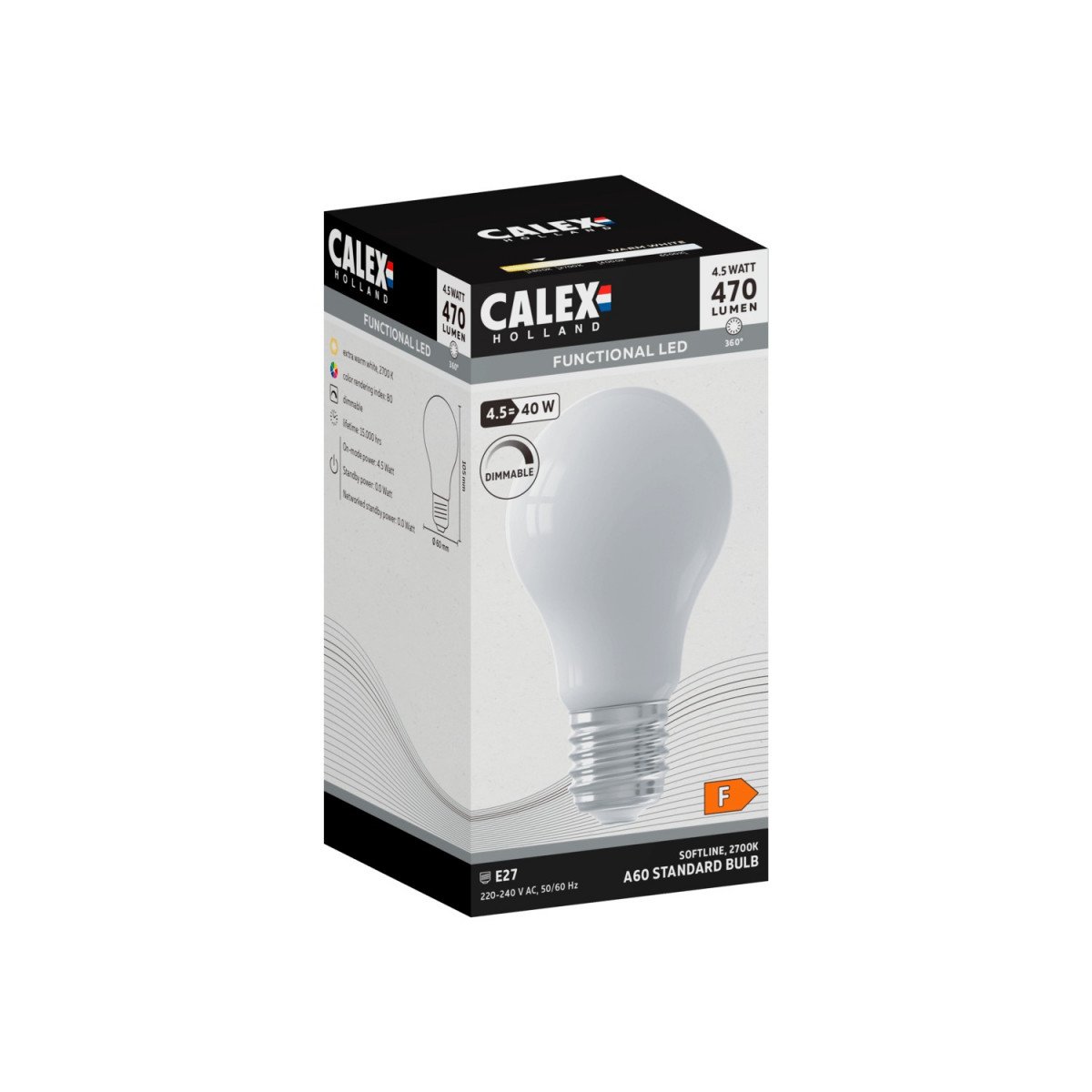 LED GLS E27 Lampe Matt