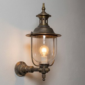 Historische Bronze Außenleuchte KS Lindau 