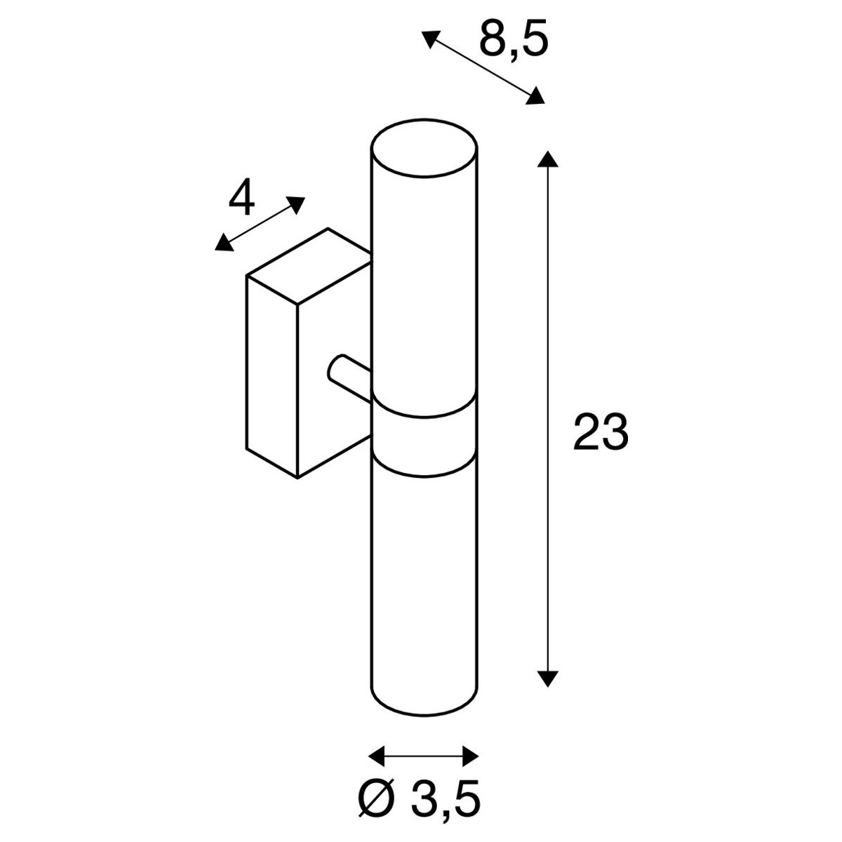 Mibo Up&Down Wandleuchte