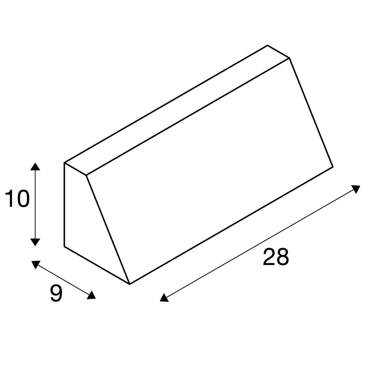 Pema Square Schwarz 1xe27