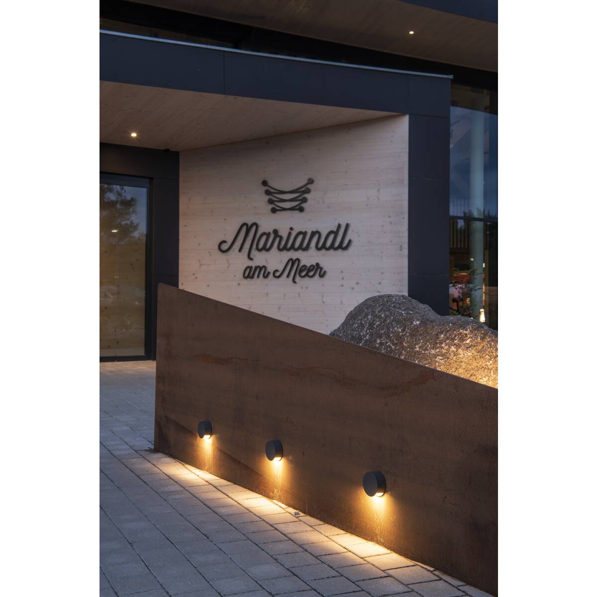 Wandleuchte Pema Led Anthrazit 1xled 3000k