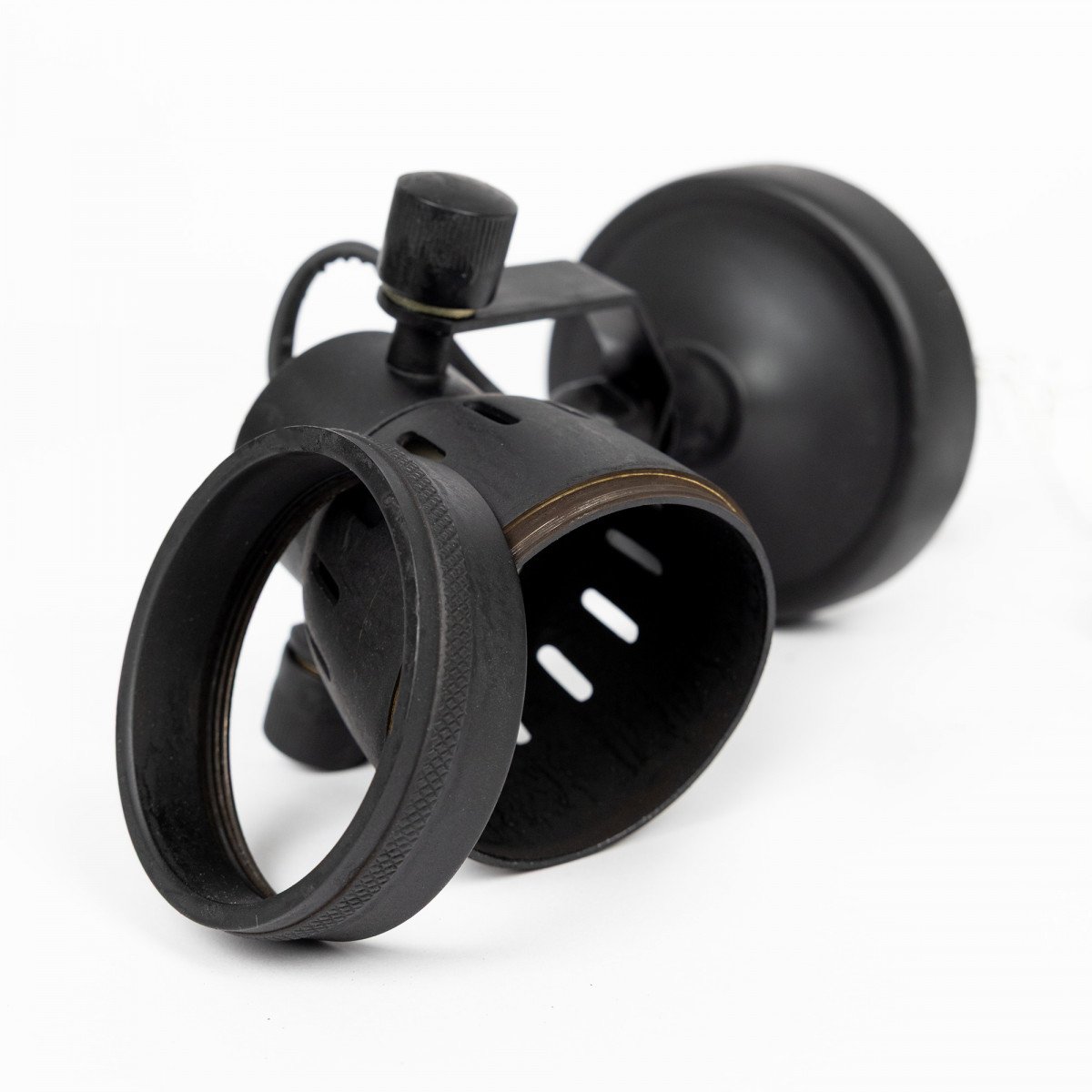 Schwarzer Deckenstrahler Indigo Cover aus Messing von KS Verlichting