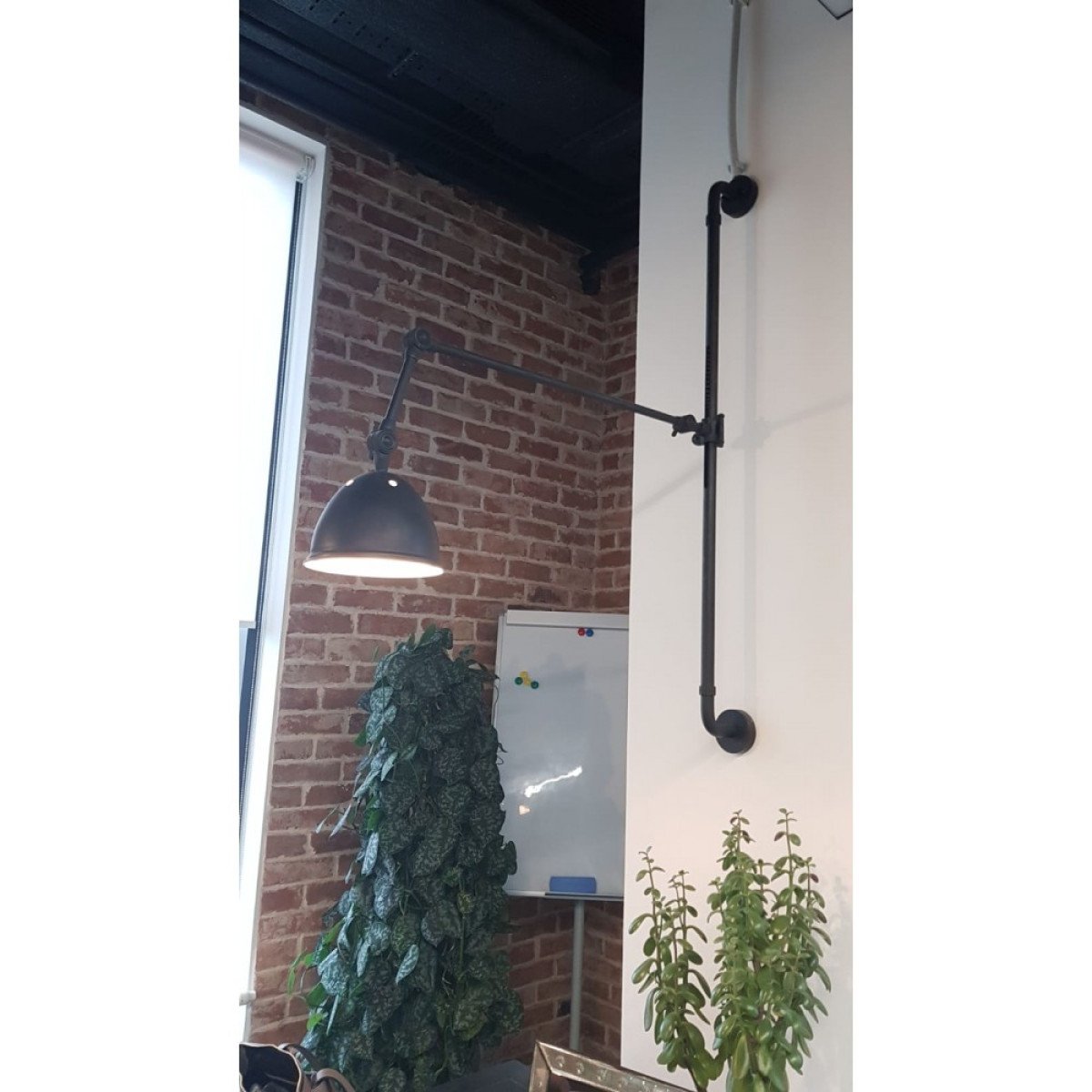 Retro Wandlampe Reno Silber