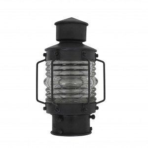 Messinglampe in der Farbe braun gebrannt mit einer E27 Fassung