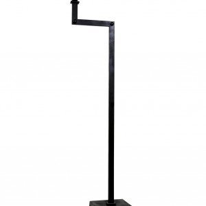 Messinglampe in antikschwarzer Farbe mit E27-Fassung Messinglampe in antikschwarzer Farbe mit E27-Fassung
