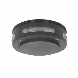 Messinglampe in der Farbe gebranntes Braun mit eingebauter Lichtquelle