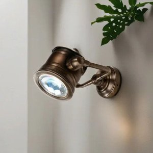 Innenbeleuchtung, Wandbeleuchtung, Deckenbeleuchtung, Strahler, Aufbaustrahler, verstellbare Beleuchtung, Malibu, Bronze