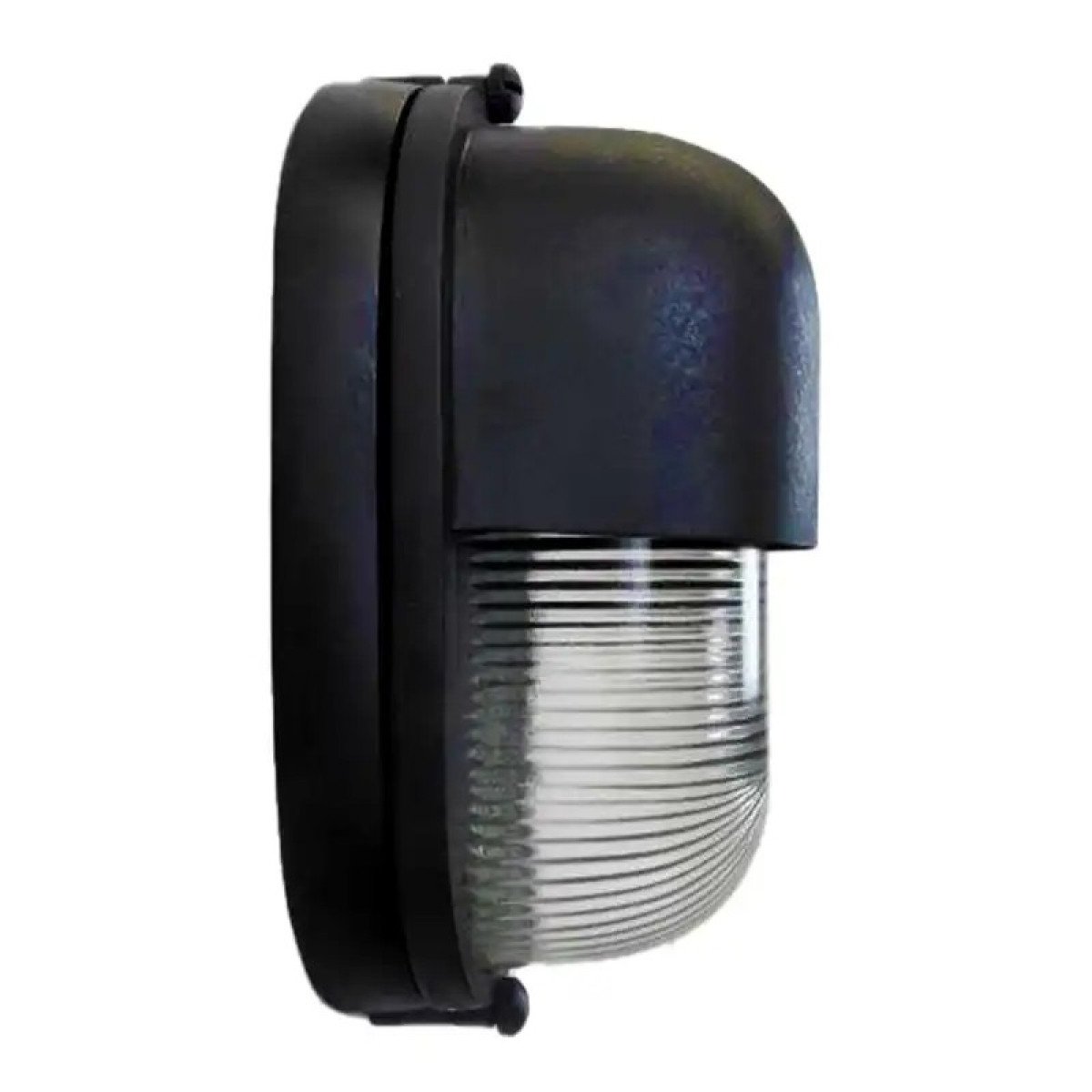 Messinglampe in antikem Schwarz mit einer Fassung E27