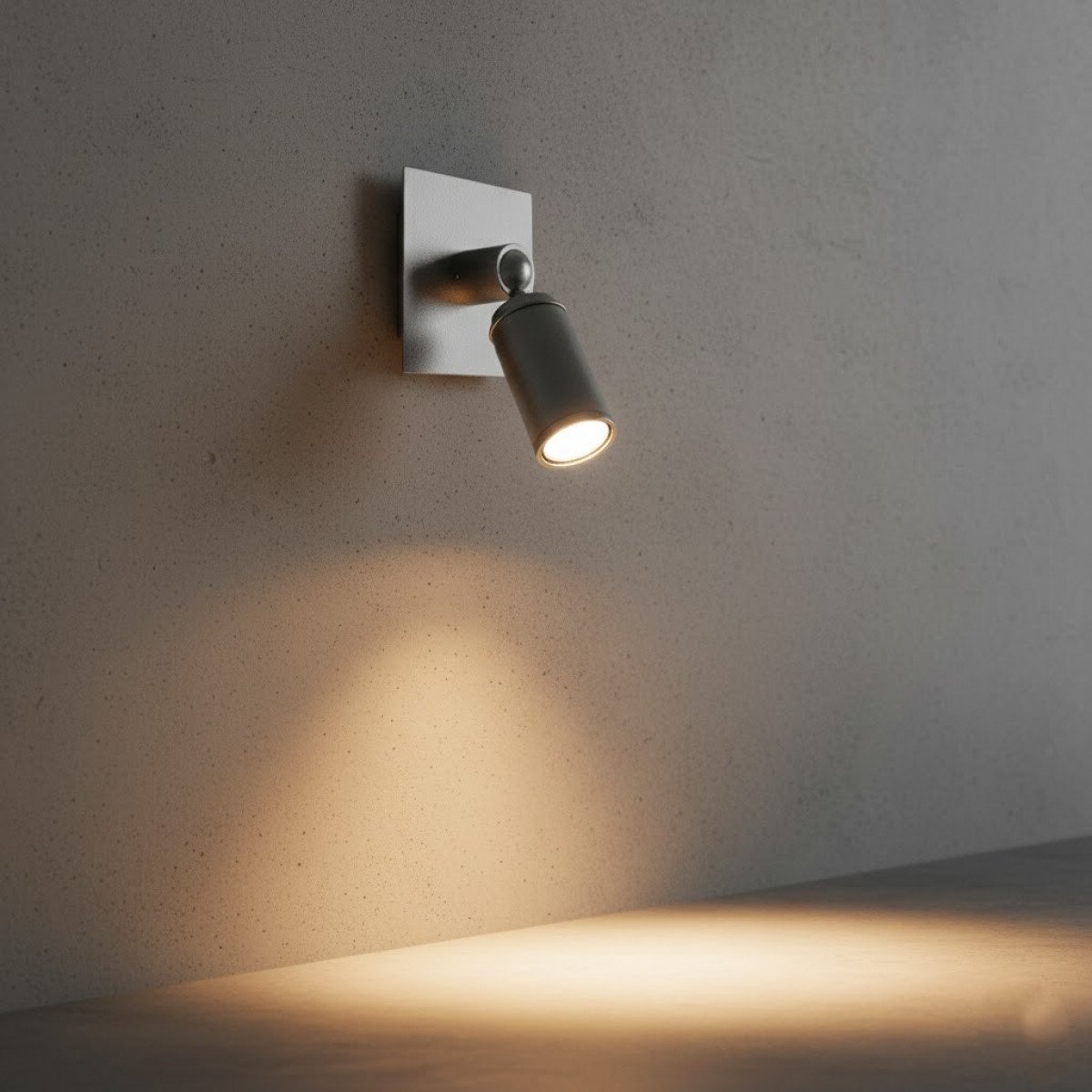 Messinglampe in der Farbe Antik-Silber mit einer E27-Fassung