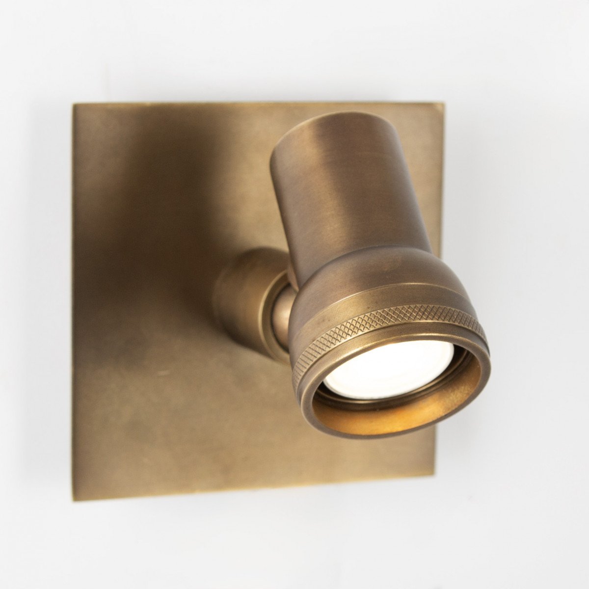 gerichteter Wandspot Messing moderne Innenbeleuchtung