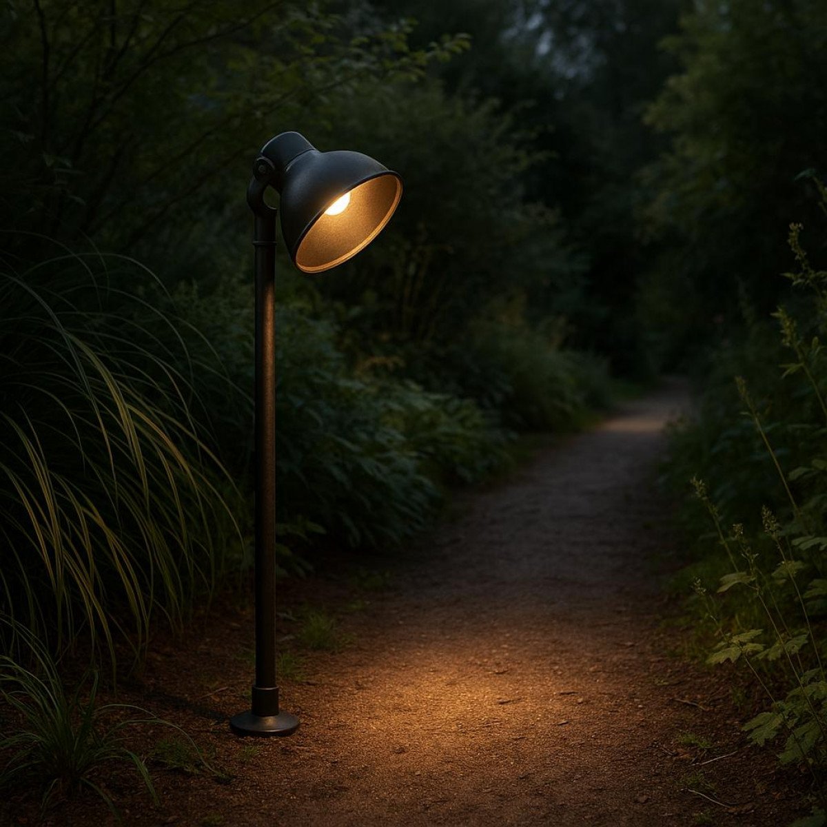 Außenlampe Dax Gartenlampe Schwarz 12 Volt Modern