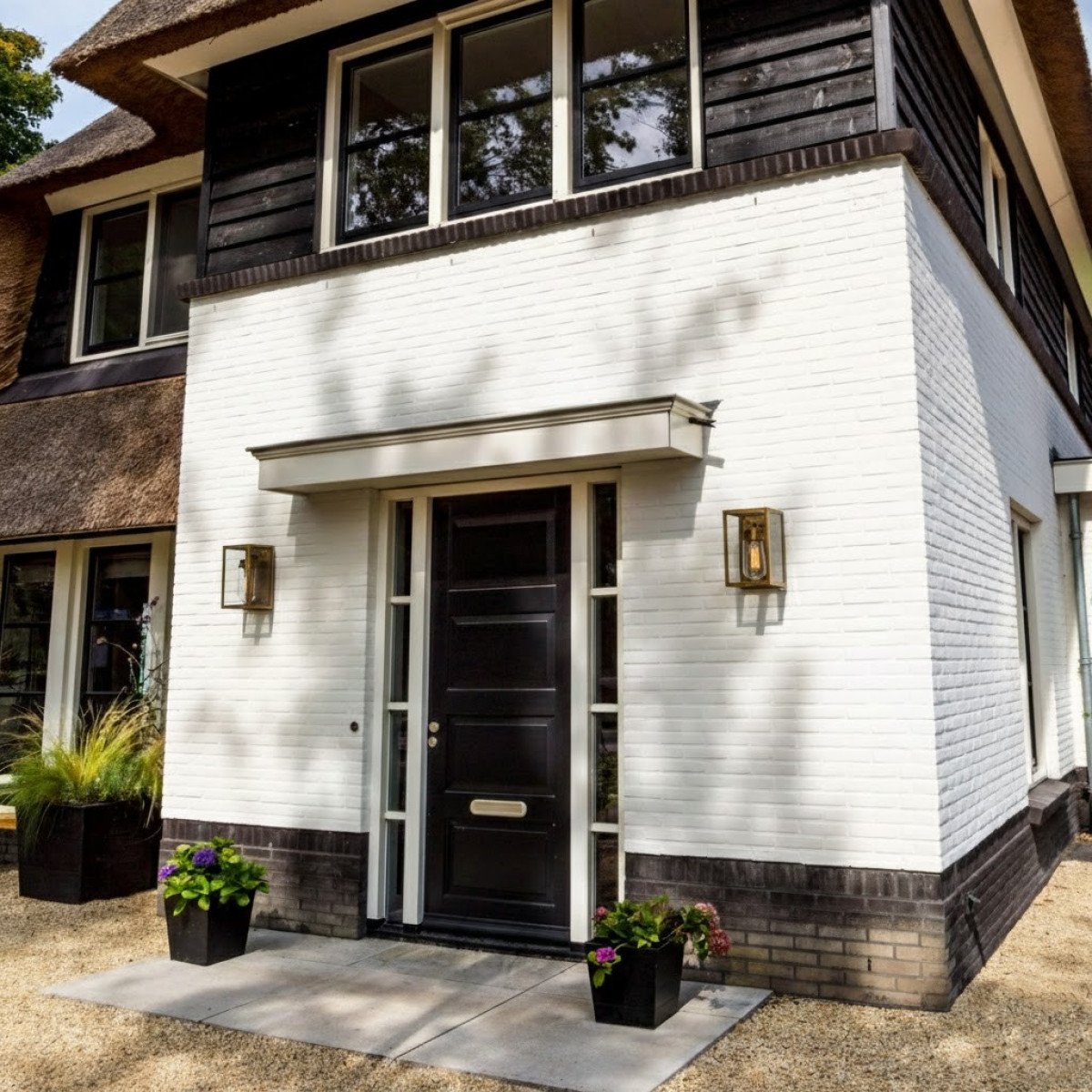 elegante Wandleuchte us hochwertigem Messing gefertigt, Fitzroy Außenwandleuchte