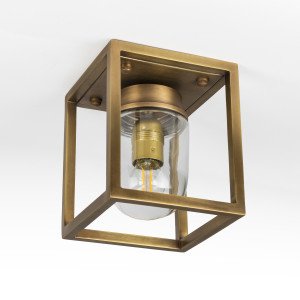 Außenleuchte Ferryhill Deckenlampe Messing 