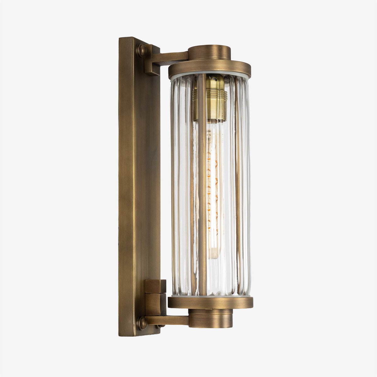 Außenlampe Porter antik messing industriell