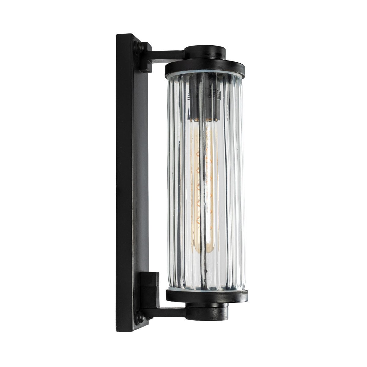 Außenlampe Porter antik schwarz messing industriell