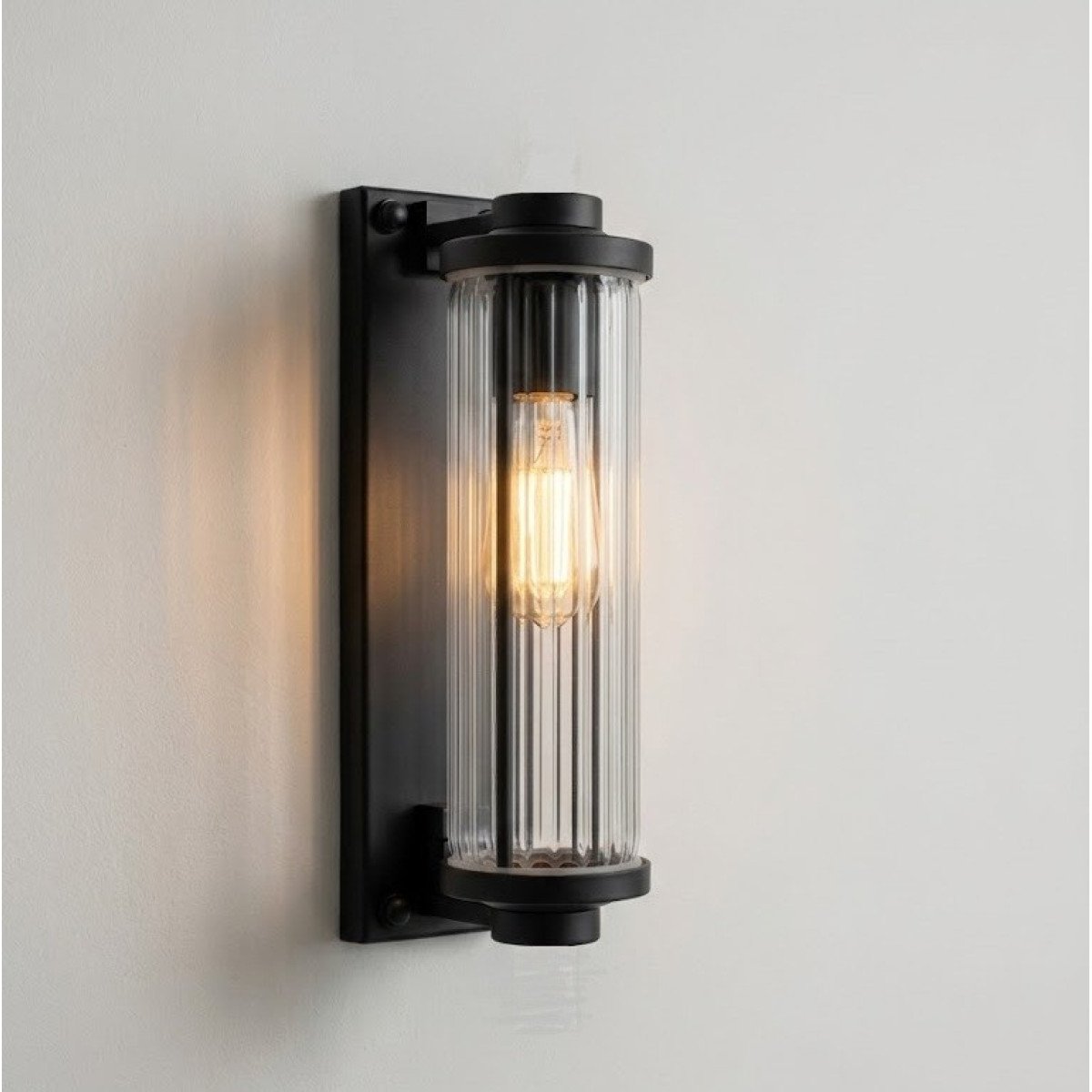 Außenlampe Porter antik schwarz messing industriell