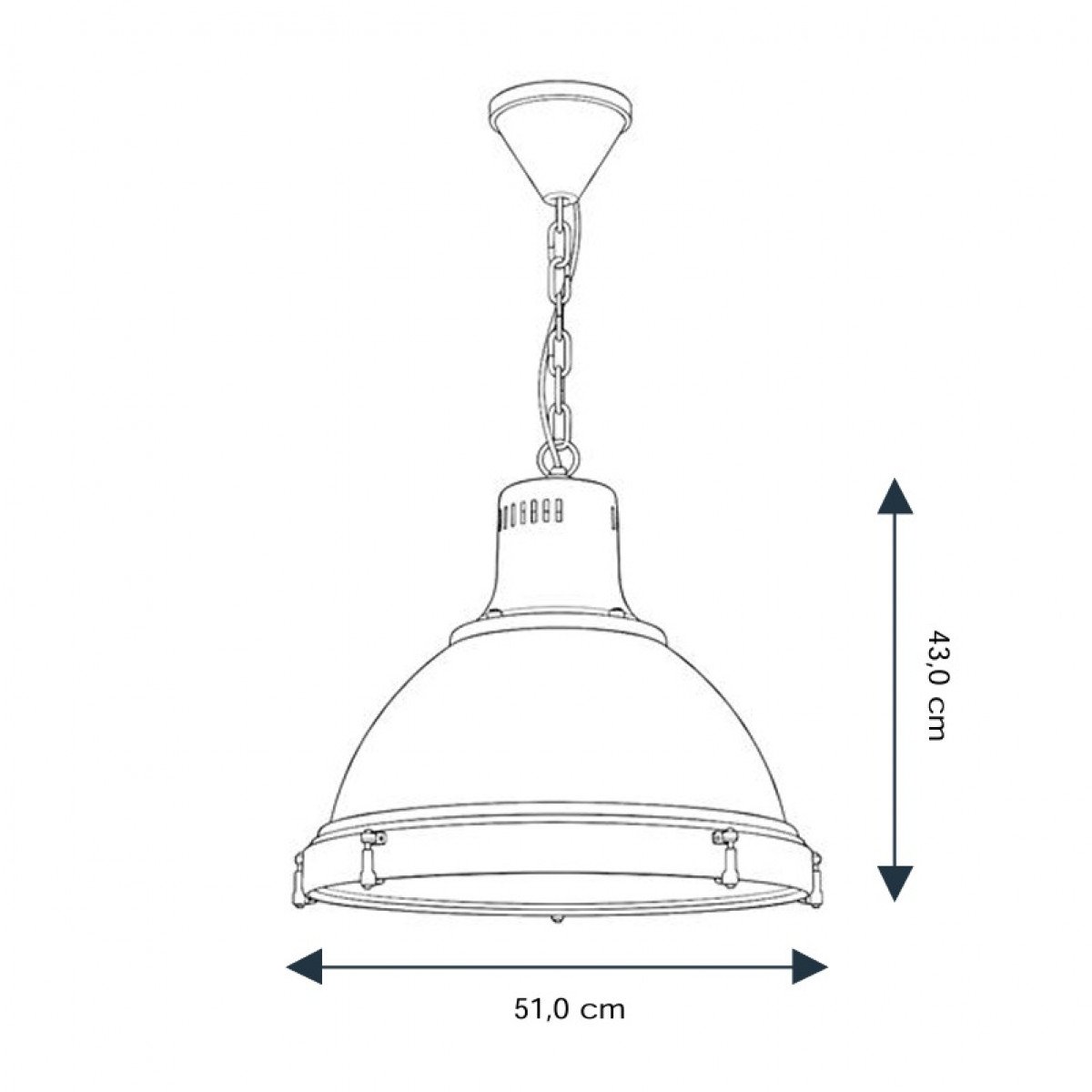 Messinglampe in antiker Silberfarbe mit E27 Fassung
