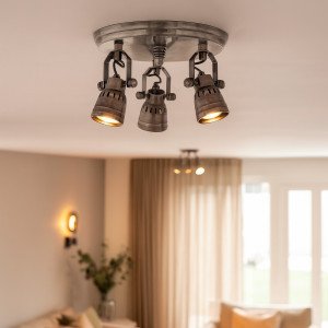 Westham Deckenleuchte Vintage Silber