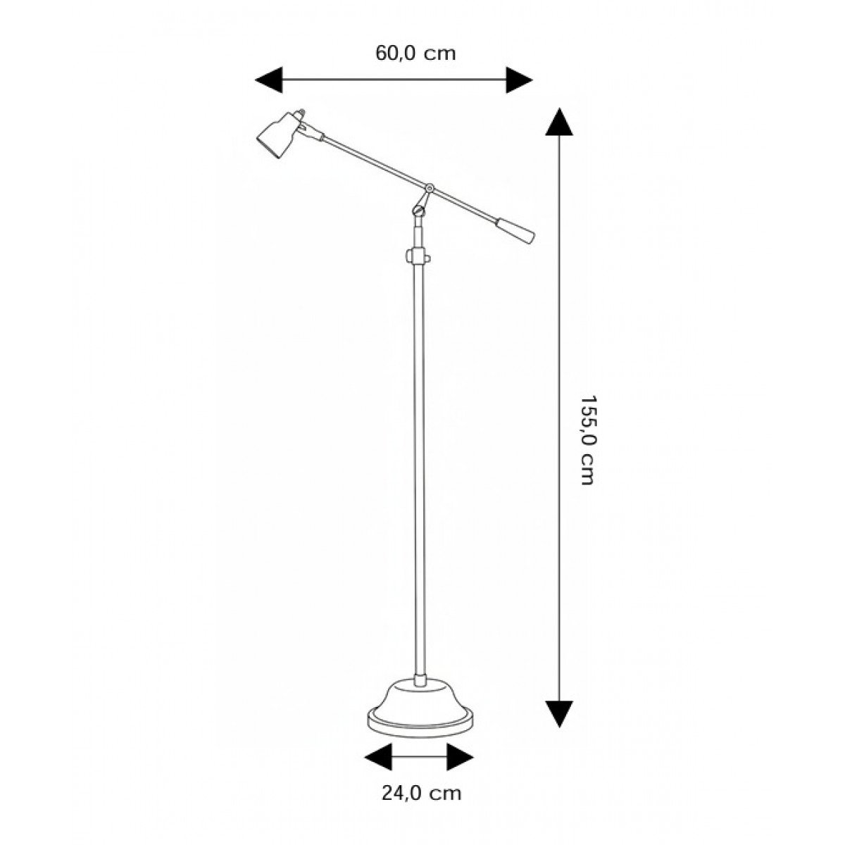 Leseleuchte Kody Silber