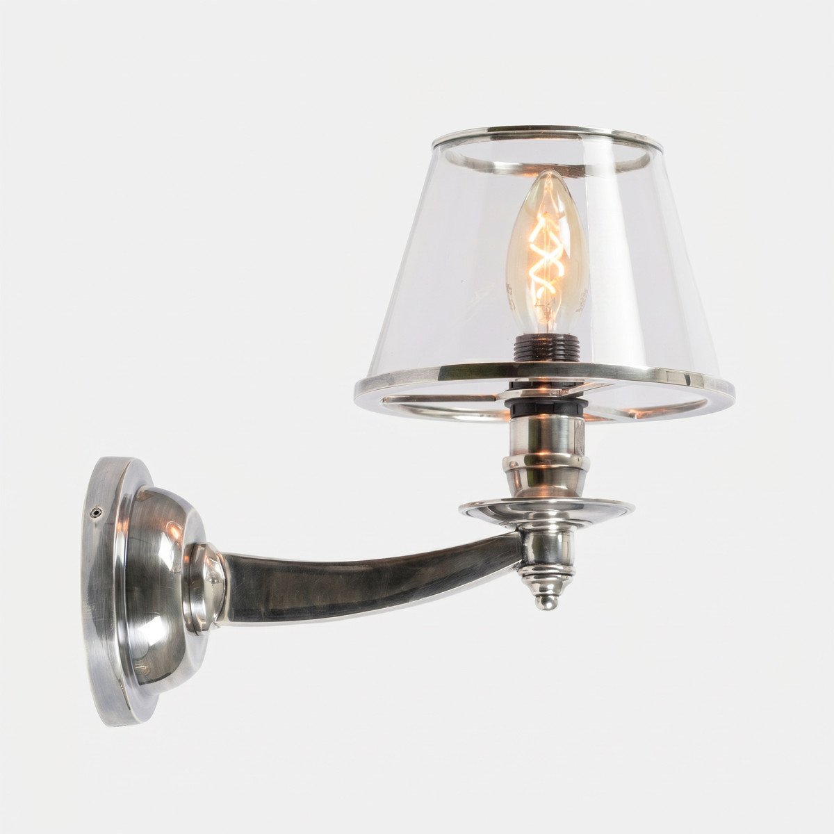 Wandleuchte Dufay antik silber