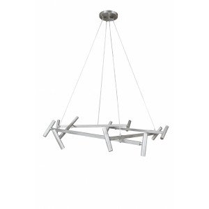 Messinglampe in Antiksilber mit E14-Fassung