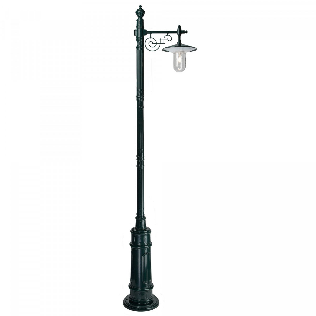 Klassische grüne Laterne 250 cm KS Verlichting
