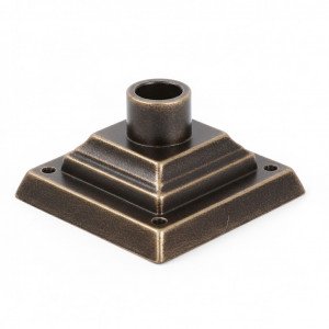 Milaan Sockel Bronze – KS Verlichting – Montage und Verankerung