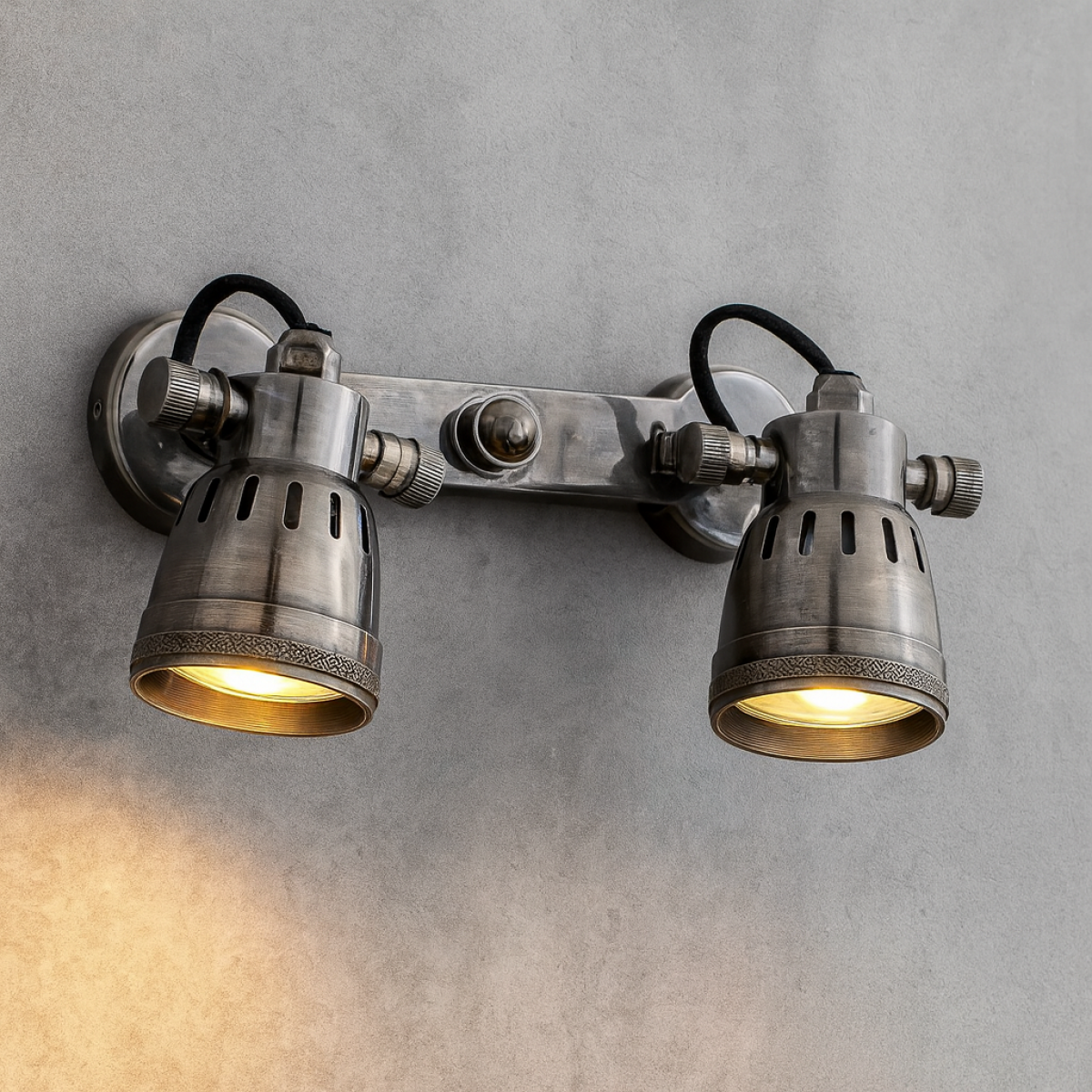 Rialto doppelspot Silber | Nostalux.de