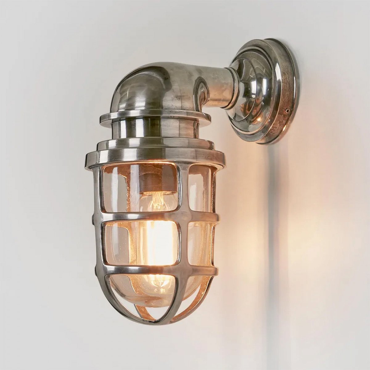 Wandleuchte Brooklyn Silber