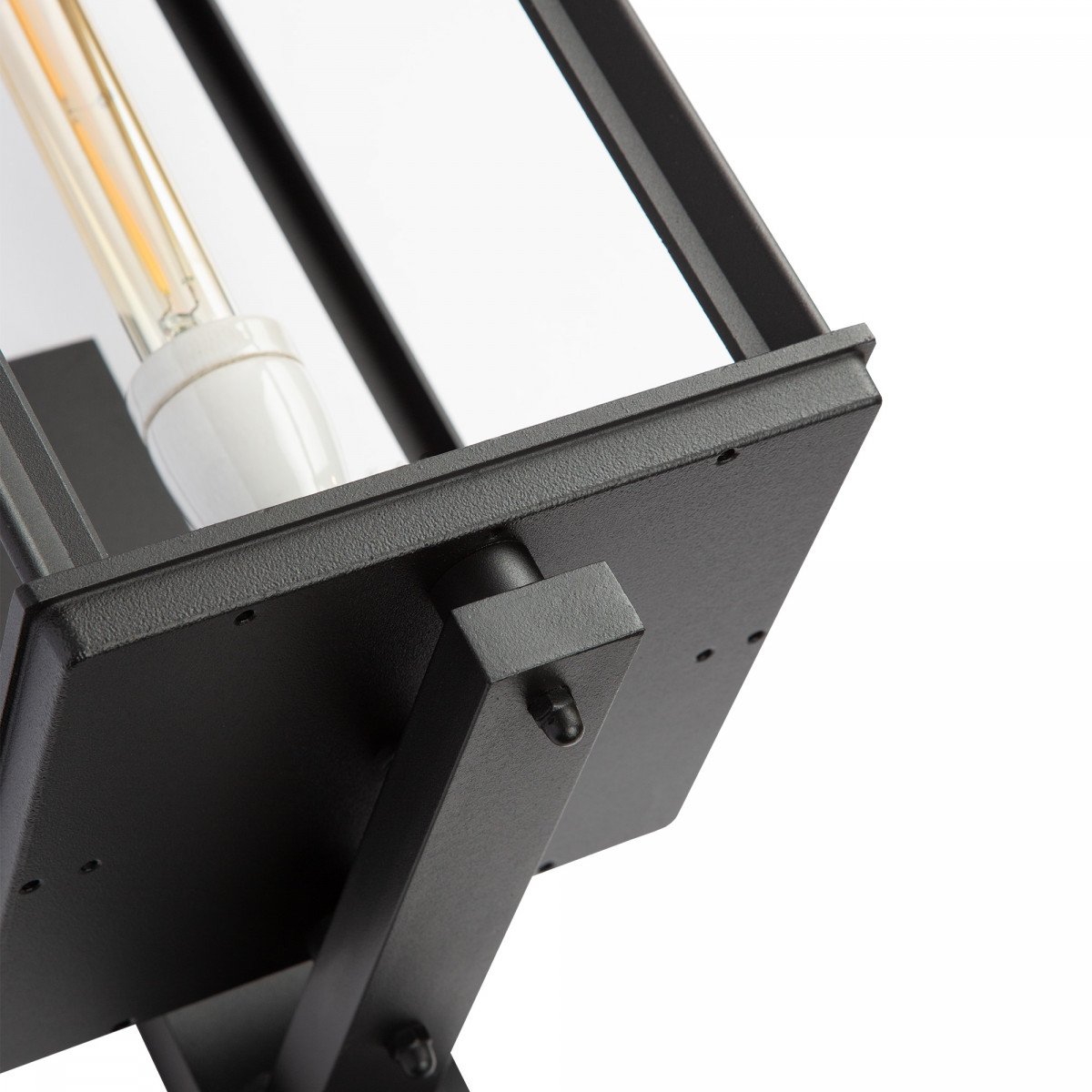 Moderne Außenwandleuchte Capital XL  Schwarz Moderne Außenwandleuchte Capital XL  Schwarz