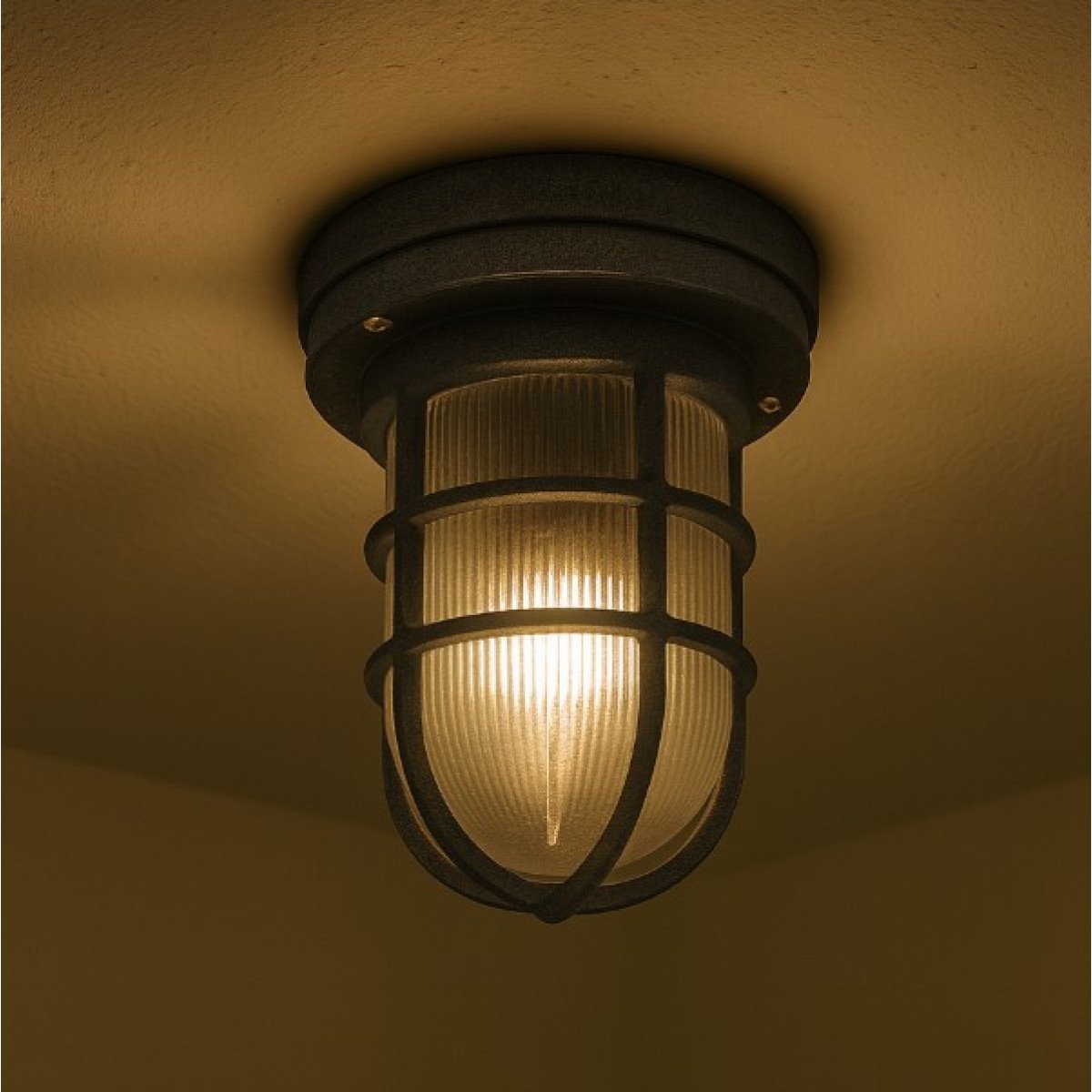 Außenleuchte Gibraltar Deckenleuchte Sockelleuchte nautisch schwarz