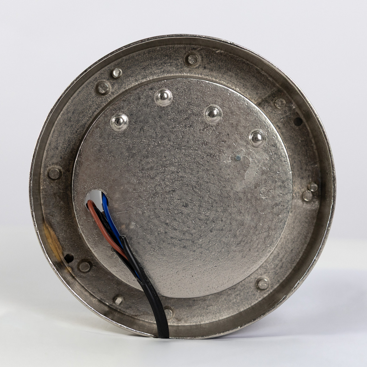 Außenbeleuchtung Tavira Wandleuchte Nickel Messing nautisch