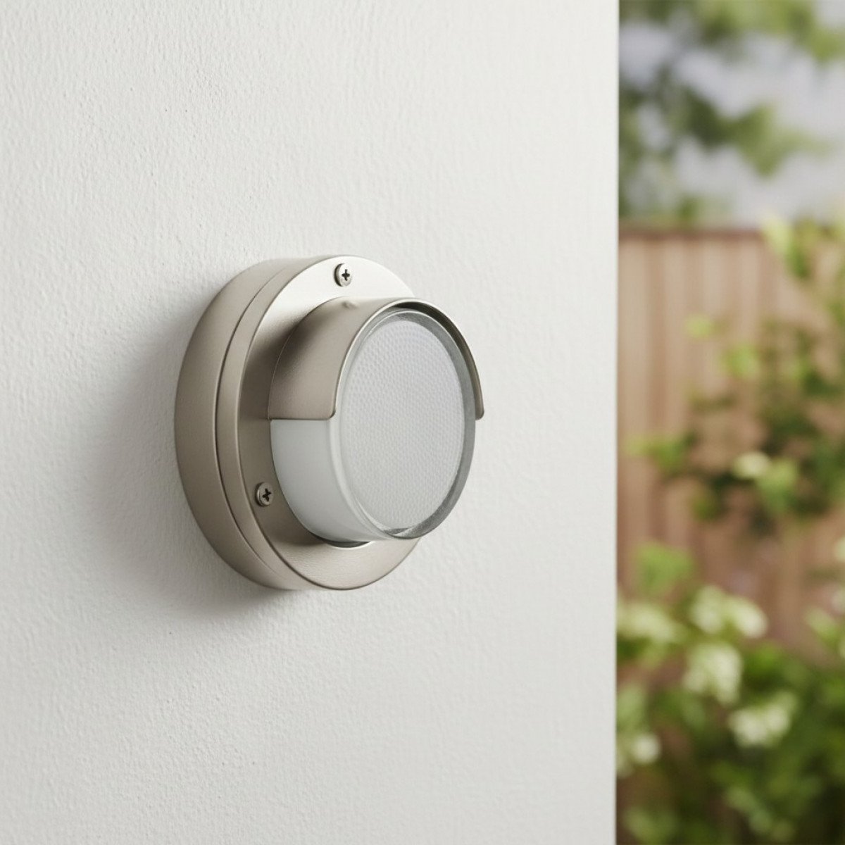 Außenbeleuchtung Tavira Wandleuchte Nickel Messing nautisch