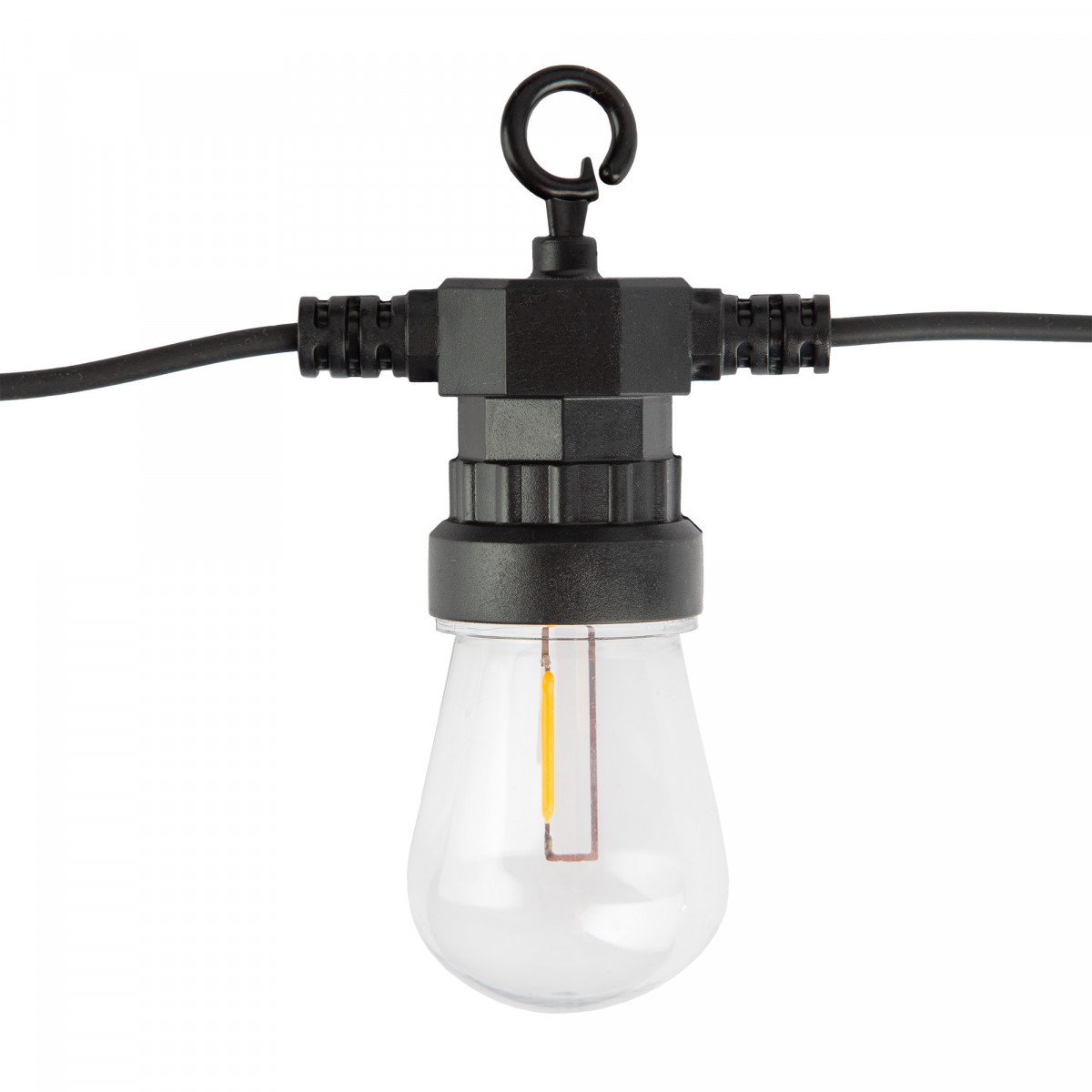 Lichtkette 20 Meter mit 20 LEDs und warmweißem Licht