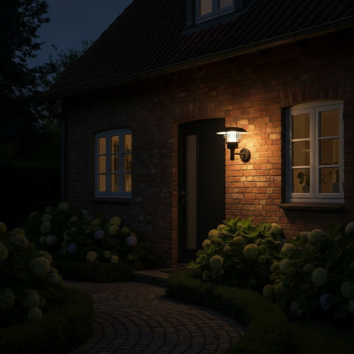 Riga Wandleuchte Schwarz