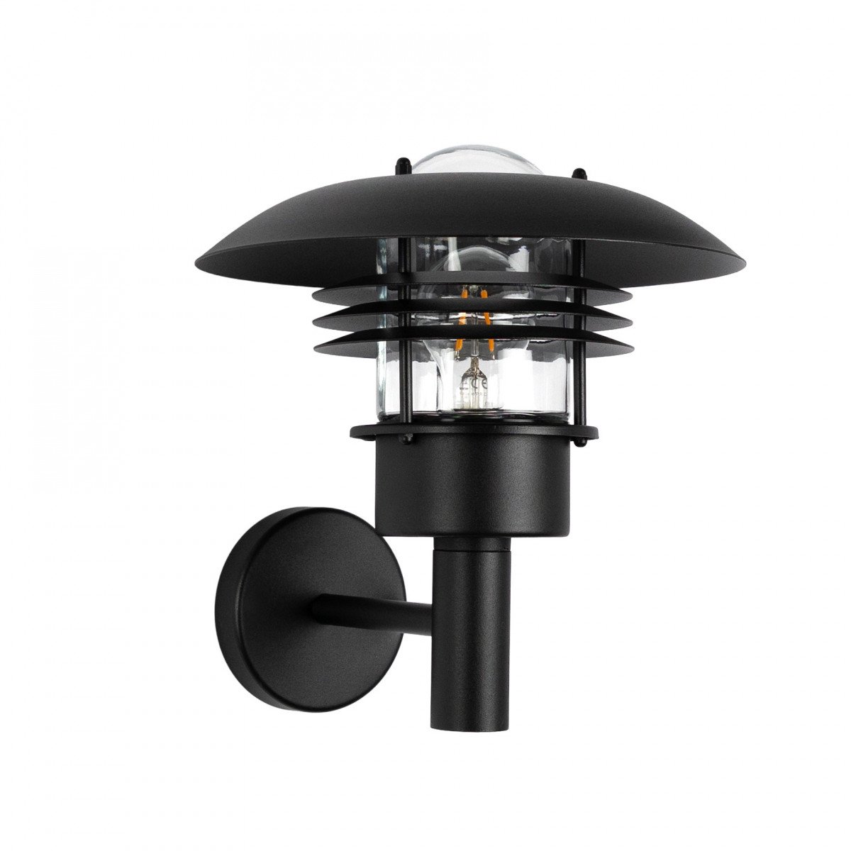 Riga Wandleuchte Schwarz