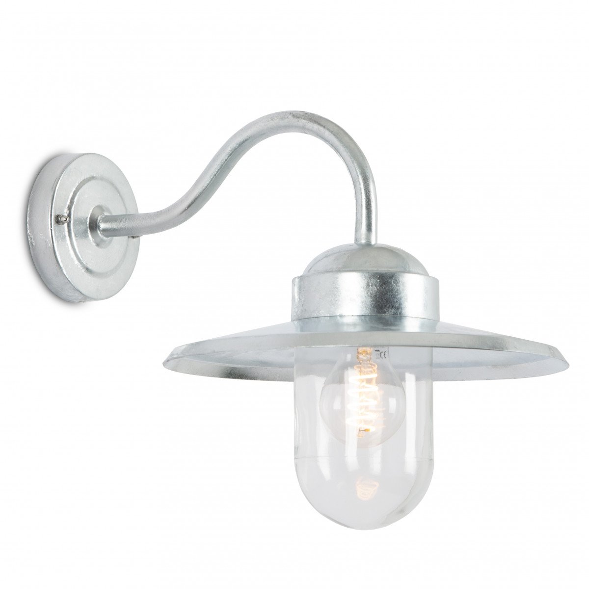 Hoflampe Dolce Verzinkte Wandleuchte mit Smart Wifi LED Leuchtmittel 