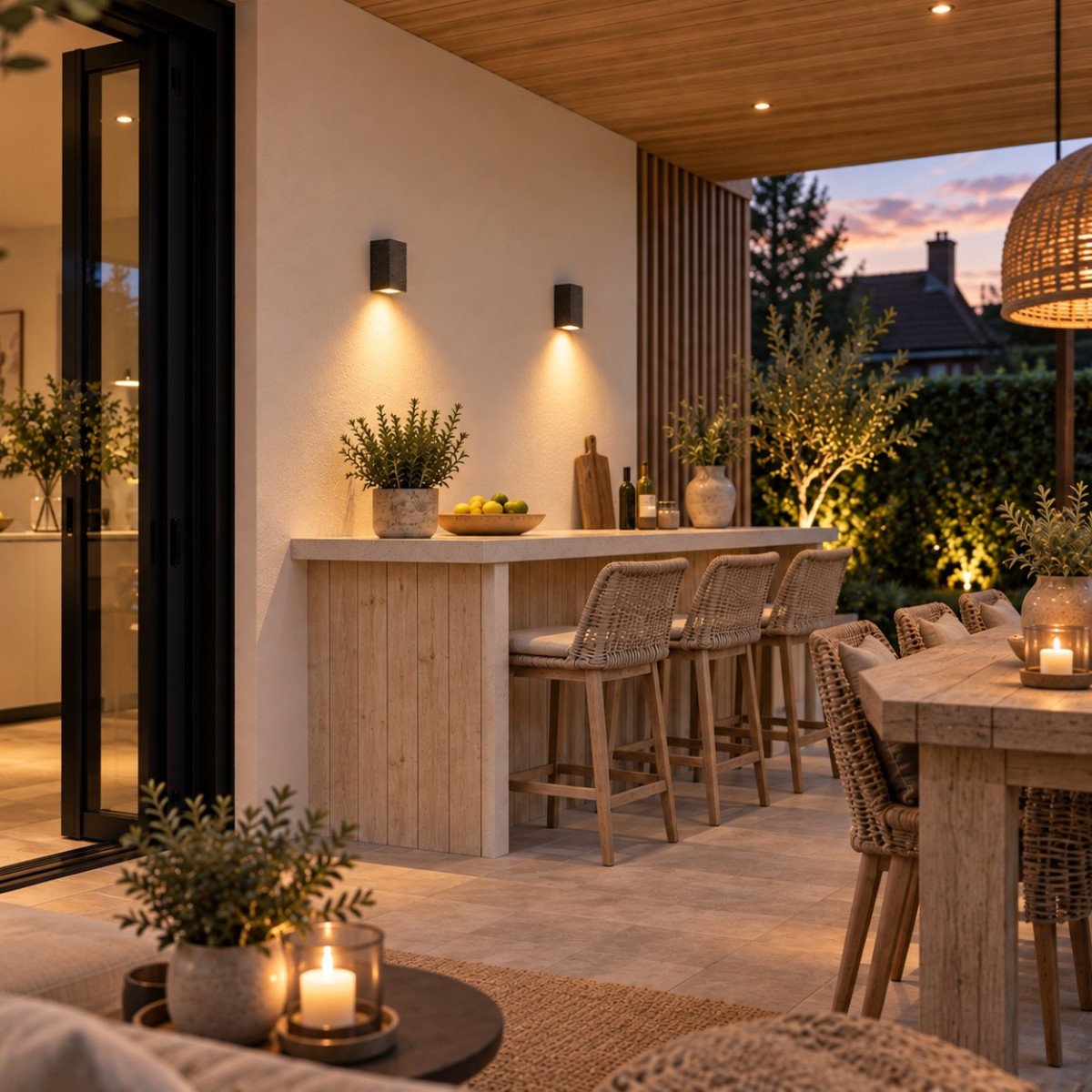 Moderne LED Wandleuchte Pure Downlighter - Außenleuchte