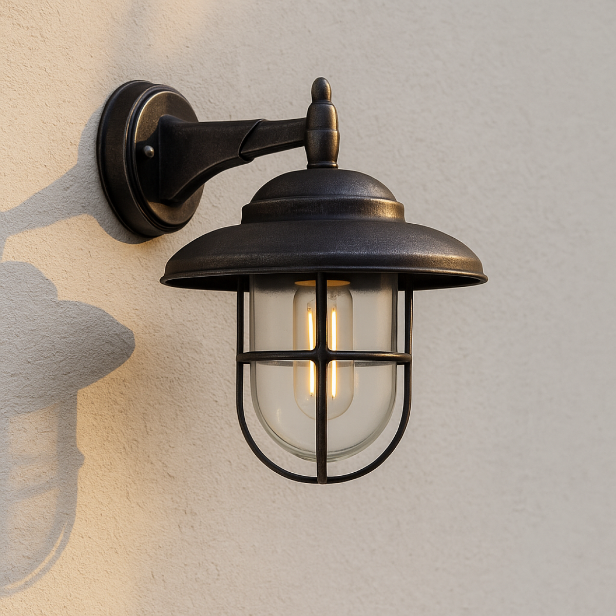 Wandleuchte Monte antik Bronze 