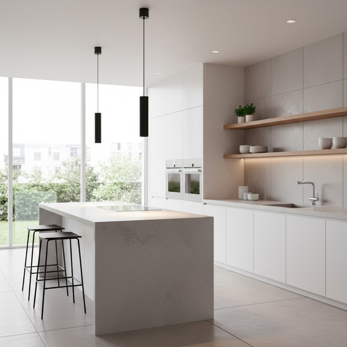 Der Cylin Hängespot Mattschwarz ist eine schöne zylindrische Hängelampe