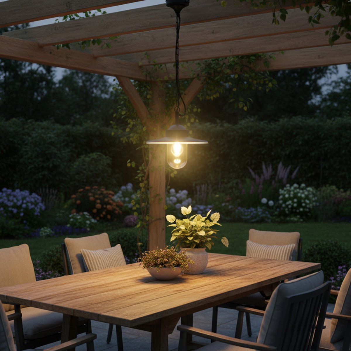 Kettenleuchte Dolce Schwarz