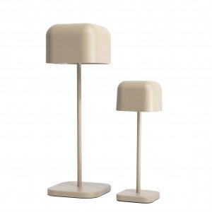 Cabo Tischlampen-Set Beige - Klein & Mittel
