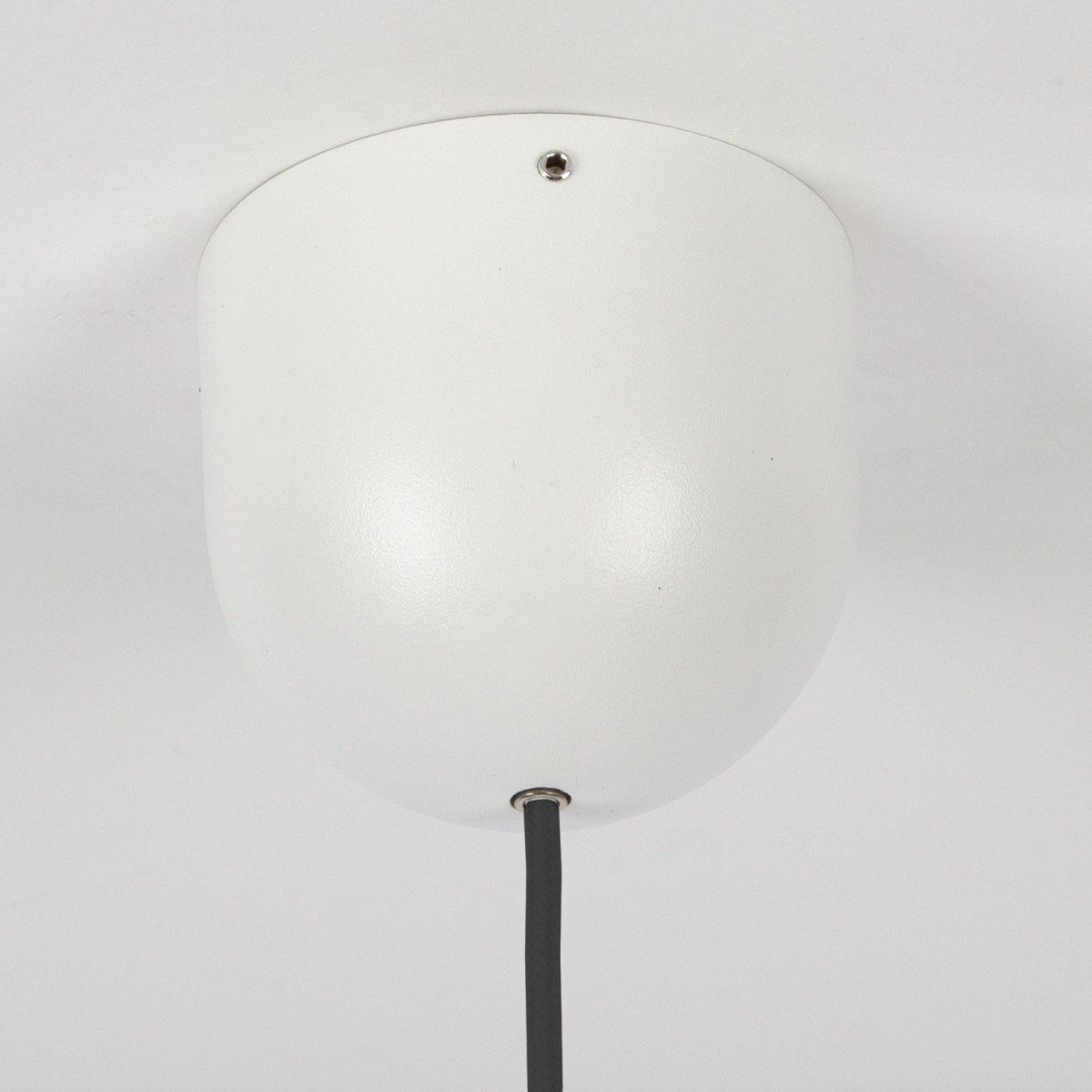 Weiße Pendelleuchte im Drop-Design Aluminium modern