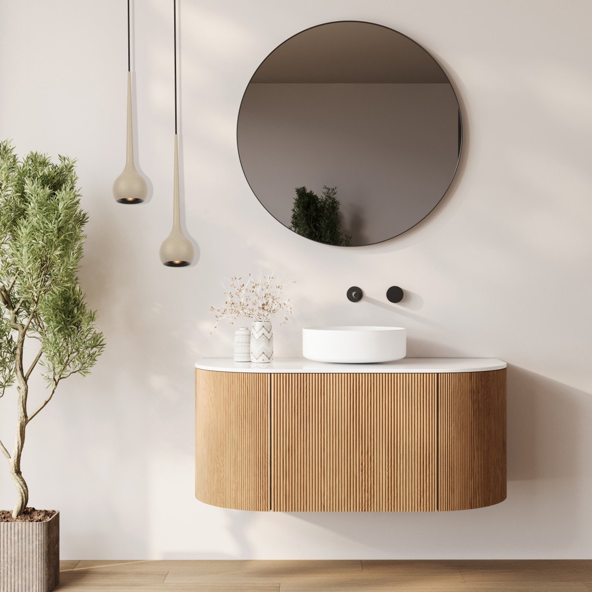 Champagne Pendelleuchte im Drop-Design Aluminium modern