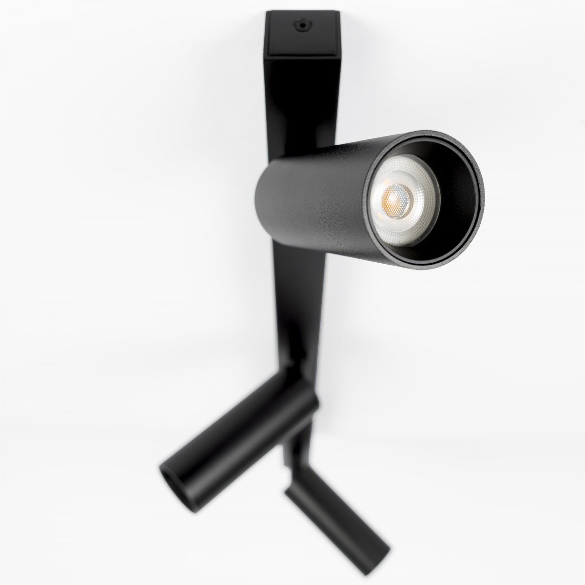 Innenbeleuchtung schwarze Einbauspot Aluminium