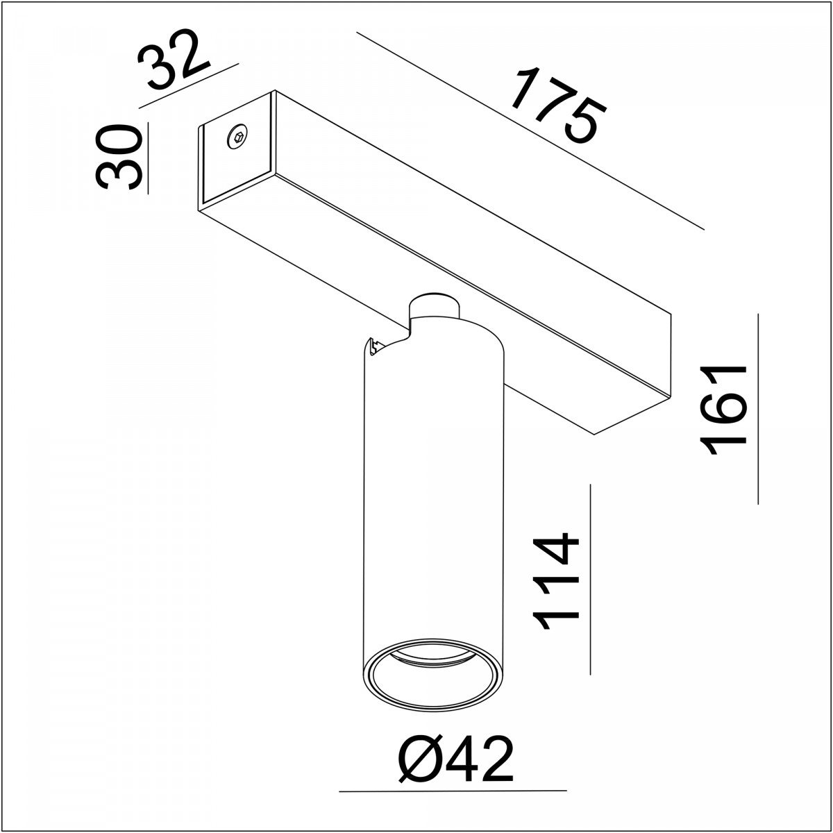 Innenbeleuchtung Bronze Einbauspot Aluminium